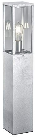 Trio Leuchten Außen Wegeleuchte Garonne 401860186, Aluminium Druckguss zinkfarbig, exkl. 1x E27
