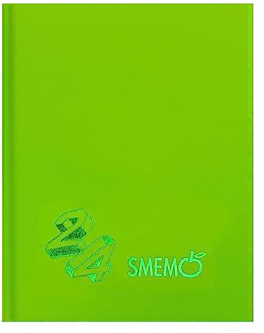 Smemoranda - Diario Scuola 2023-2024, 16 Mesi, Settembre 23 - Dicembre 24, Agenda Scolastica con Planner e Sticker, Copertina Rigida, Formato Medium 11 x 15 cm, Colore Verde Lime