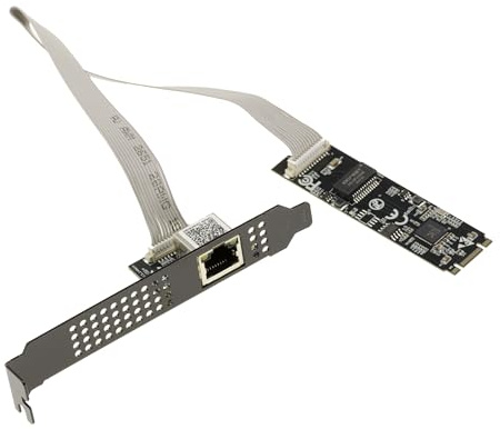 KALEA-INFORMATIQUE Carte contrôleur réseau M2 5 Gigabit LAN ETHERNET 10 100 1000 1G 2.5G 5G avec Port RJ45 et CHIPSET REALTEK RTL8126. pour Port M.2 NGFF PCIe B+M ou M Key