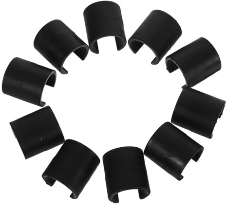 BESTOMZ 10 Clips para Banderines de Esquina de Fútbol, Hebillas de Plástico Abs para Postes Marcadores, Equipo de Fútbol para Entrenamiento y Práctica, Uso en Interiores y Exteriores