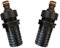 netSells - Auswahl Größe - kompakter Schlauchadapter Schlauchverbinder für Gardena Stecksystem auf 25 32 mm Poolschlauch, Hier: 2 Stück Ø 25 mm
