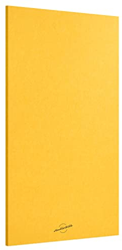 AudioSilk Panneau Acoustique, Large, 116 x 58cm, Jaune