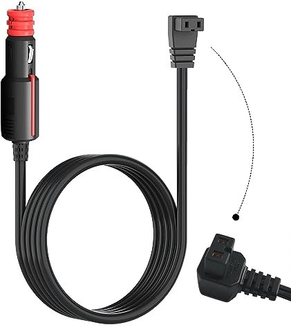 2.5M 12V Car Fridge Cable, Mini Electric Automotive Refrigerator Extension Cord, Car Cooler Box Power Supply Cable (2.5M)