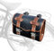 TentHome Fahrradtasche Gepäckträger Retro Seitentasche Einzeltasche Hinten Gepäckträgertasche Vintage Hecktasche Leder PU Rücksitztasche Motorradtasche (Schwarz-braun)