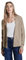 STREET ONE Damen A253874 Offener Strukturcardigan, Honey Sand Mel., 46 EU