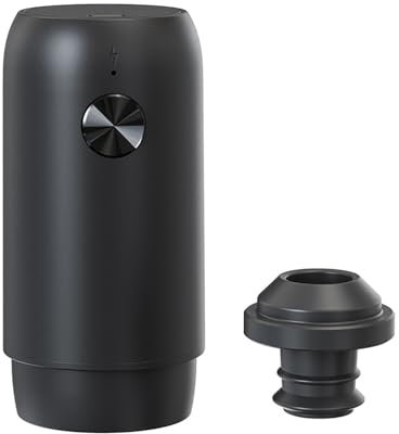 Pompa di risparmio di vino ricaricabile con tappo riutilizzabile per risparmio di vino Set regalo con pompa automatica per vuoto