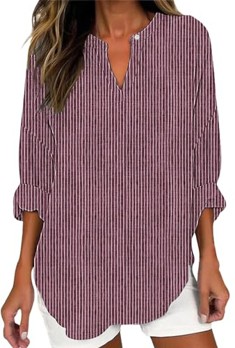 Commandes en Cours Chemise Longue Kaki Femme Chemisier Rouge Et Noir Top Transparent Blouse Manches Bouffantes Pyjama Saint Valentin Vetements Chic Elegant Tee Shirt Manche Vert Sweat A