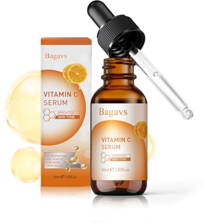 Serum Vitamina C Facial con Niacinamida,Acido Salicilico y colágeno,Serum Acido Hialuronico Efectivo Skin Care,Antiojeras Mujer,Antimanchas y Antiarrugas