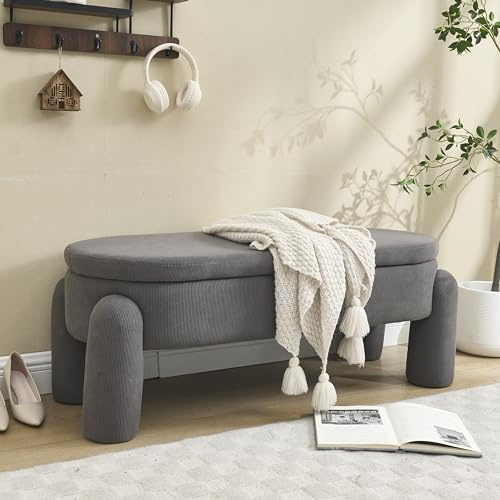 Fasba Ottomana de Almacenamiento: Moderna y Funcional para el hogar, Ideal para organizar y Relajarse en Salas de Estar y dormitorios. Modelo FCLYD-W3056P292518
