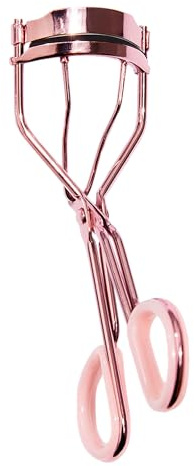 MCoBeauty - Pro Eyelash Curler - Rose Gold Wide-Eyed Curl and Lift Tool for Long-Lasting, Gentle Lash Definition - Premium Silicone Pad, Precision Molded Fit
