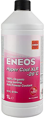 Eneos Hyper Cool XLR 1L - Kühlmittel Auto - Kühlflüssigkeit Rot - Kühlerfrostschutz