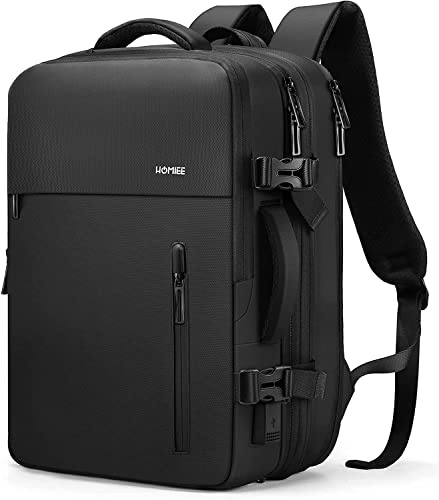 HOMIEE 40L Carry On Travel Backpack, Airline Approved Personal Item Bag