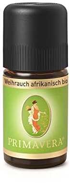 PRIMAVERA Ätherisches Öl Weihrauch afrikanisch bio 5 ml - Aromaöl, Duftöl, Aromatherapie - ausgleichend, reinigend, regenerierend - vegan