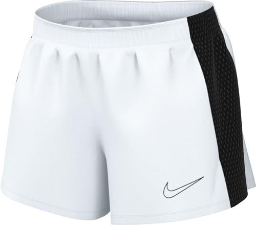 NIKE DX0128-100 W NK DF ACD23 Short K Pants Mujer White/Black/Black Tamaño L