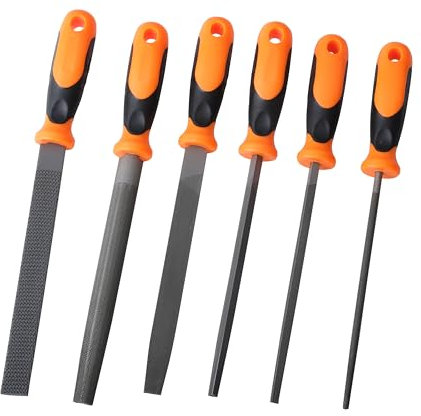 File Set for Metal and Wood 6 Pcs Professional File Set High Quality Workshop Files