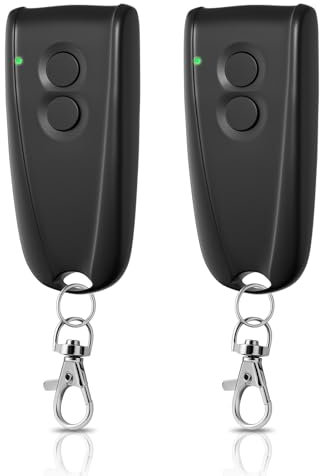 433,92 MHz Garagenöffner Fernbedienung, RENGOGA 2 Stück Garagentoröffner Kompatibel mit EcoStar RSC2-433 RSE2-433, Handsender für Hormann EcoStar Liftronic 500/700/800 für Portronic D2500/D5000/S4000