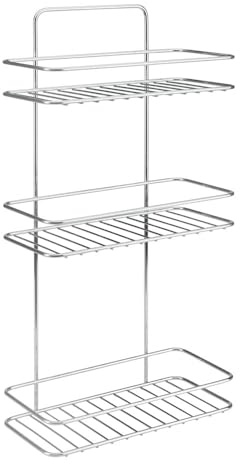 Metaltex REFLEX LUXY - Estante Baño 3 Alturas. Acabado Chrometherm ECO. Color Cromado.