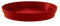 EDA - Soucoupe Ronde TOSCANE Ø 18,5 cm - pour Pot de Fleurs Ø 25 cm - Rouge rubis