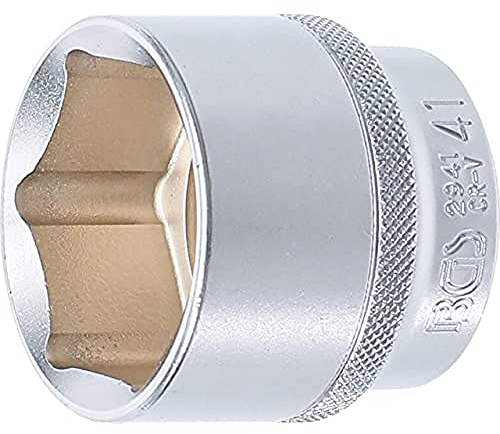 BGS Steckschlüssel-Einsatz Sechskant - Vierkant 1/2 - SW 41 mm