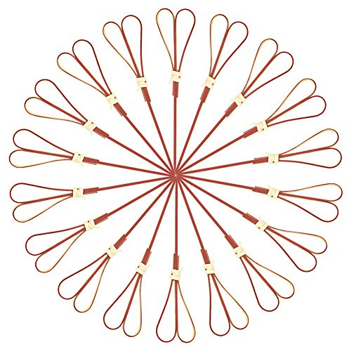 RMENOOR 100 Stück Cocktailspieße Fingerfood Spieße Holzspieße 12cm Partyspieße Bambus Zahnstocher Obstspieße mit Herzform Cocktail Sticks Bambusspieße Cocktailstäbchen Obststäbchen für Partys