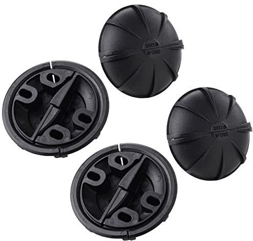 Gedotec Tischplatten-Verbinder Kunststoff zum Anschrauben TURTLE einteilig | 4 Stück - Tischverbinder zum Schrauben | Möbelverbinder mit Bauhöhe: 18 mm | Verbindungsbeschlag für Tische & Möbel-Bänke