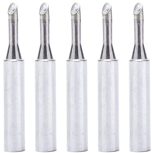 YIHUA #1401-TYPE-3C Soldering Iron Tips Set 5PCS for YIHUA 926LED-III(110W,Red), 939D+ III EVO, 948D-III,948DQ-III, 938BD+-II & 995D+ EVO（Green）Soldering Stations ONLY