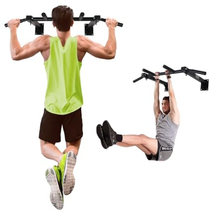 Mobiclinic® fitness, Barra per trazioni, K3, Parete, Kit di ancoraggio, Acciaio, Max. 250 kg, Esercizi forza, Impugnature in schiuma