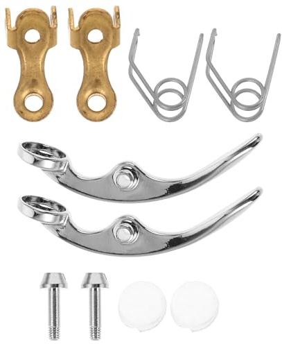 STAHAD 10Pcs Trumpet Water Key Replacement Kit Valve Screws and Springs for Brass Instrument Care and Performance Enhancement