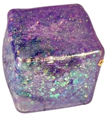 Fidget Toys Squishy Stress Cubos - Cubo de Hielo Sensorik Estrés Pelota para niños y Adultos, Juguete antiestrés, Bola sensorial para niños con Autismo Squishy Fidget Toys(Purple)