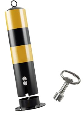 Generic Palo di, Segnaletica di, Palo di Barriera per Parcheggio in di Acciaio Al Carbonio per Uso Esterno, Supermercati, Passere, Stile B