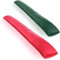 COM-FOUR® 2X Zugluftstopper für Tür und Fenster - Microfaser Windstopper- Energie sparen mit Luftzugstopper (02 Stück - rot + grün)