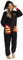Harry Potter Jumpsuit, Overall Onesie Damen und Herren, Fleece Schlafoverall Einteiler, One Piece Hausanzug Kuschelig, Unisex Schwarz Overall für Winter (Schwarz, L)
