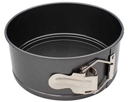 Abcsea 1 Pezzo Stampo per Dolci, Teglie per Dolci, Stampi per Dolci da Forno, Tortiera Apribile 14 cm, Senza PFOA, Robusto Acciaio al Carbonio da 1 mm, 1 Fondo