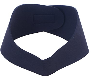 FAVOMOTO Schwimmstirnband Neopren Verstellbare Yoga Tauchohren Schutz Haarband für Kinder Erwachsene (Schwarz M)