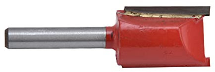 Straight Bit Router Bits 1/4 Shank Straight Flute Router Bit, 2 Flute Carbide DIY Extended Woodworking Tools for Carpenter for Solid Wood for Density Board for MDF(1/4''*17mm)