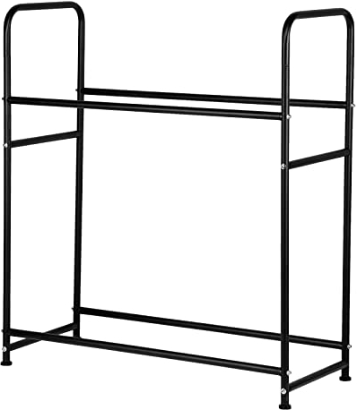 Bettizia Reifenregal Reifenständer für 8 Reifen, 107 x 46 x 117cm, Ladekapazität 180kg, Lagerregal Höhenverstellung Lagerregale, mit Reifenschutzhülle, für Garage Keller Werkstatt