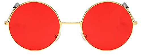 Occhiali da sole 70, occhiali da sole hippie, stile retrò, rotondi, stile anni '60, occhiali da sole colorati, occhiali circolari per uomini e donne