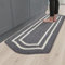 COSY HOMEER Washable Kitchen Rug 60 x 150 cm, TPR Backing Nonslip Kitchen Rug Runner for Floor, Carpet Runner for Kitchen Hallway Door Way, 100% Polypropylene Water absorption, Grey