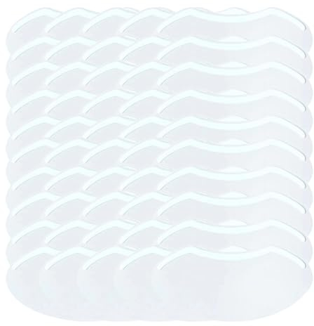 50 Pcs Shampoo Shield,Eye Face Shield Visor Plastic Transparent Shower Protector Clear Disposable Shields Eyelash Eyebrow Covers Washing Hair Visors Guard Protectors,for Adult Beauty Haircut Care