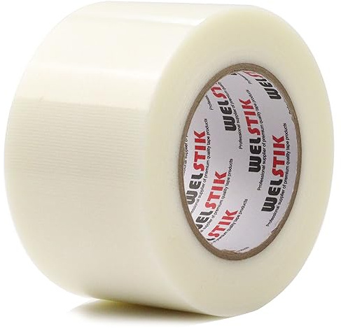 WELSTIK extra Power Reparaturband transparent, zum Bündeln, Verstärken oder Abdichten, 75mm Breite x 41m Klebeband