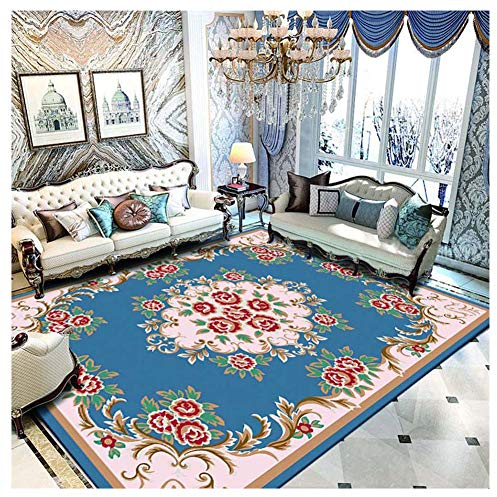 GUOCU Orientteppich Teppich Medaillon Muster Kurzflor Teppich Wohnzimmer Vintage Stil,Bunt25,50x80cm