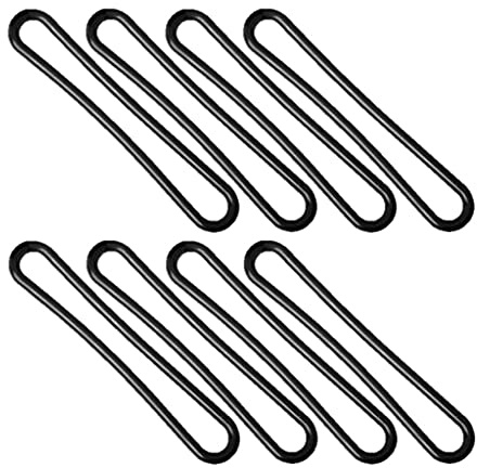 Multibros Gummispännring 200 mm svart, 8 stycken