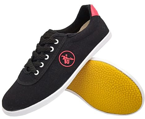 Wansiman Taekwondo Boxe Karate Scarpe da Allenamento,Boxe Karate Kung Fu Tai Chi Trainning Scarpe,Scarpe per Kung Fu Taichi Taekwondo,Traspirante,Leggero,Antiscivolo,per Kung Fu Taichi Taekwondo