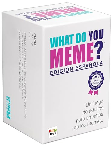 IMC Toys What Do You Meme? Gioco di carte, Competi e CREA i Memi più divertenti, gioco pieno di divertimento per feste, da 3 a 20 giocatori, adulti oltre i 18 anni