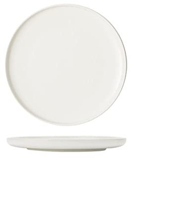 Dinner plate Dinner Plates Ceramic Dinner Plate Dinner Plate Creative Breakfast Dinner Plate Flat White Household Dinner Plate