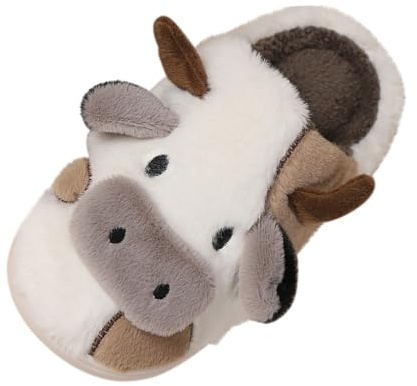 Damen Pantoffeln Herren Winter Plüschhausschuh Weiche Geschlossen Winterhausschuhe Gefüttert Plüschhausschuh Komfort Baumwoll Slippers Memory Foam Leichte Hausschlappen Drinnen Und Draußen