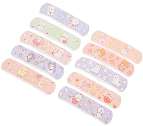 PAMINGONO 1 caja Apósito Adhesivo Transpirable con Diseño Infantil Protector de Heridas Resistente al Agua para Cuidado Diario Woundplast