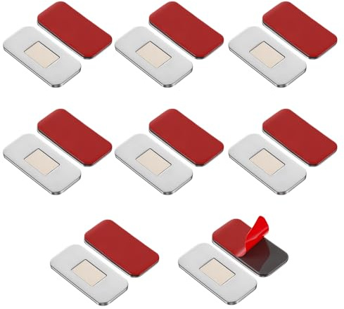 8 Pack Cabinet Door Magnets Door Magnets Cabinet Latch Drawer Magnet | for Closure, Magnetic, Ultra Thin, Adhesive, for Closet Doors, Cupboard, Wardrobe, Kitchen, Bedroom, Home Accessories