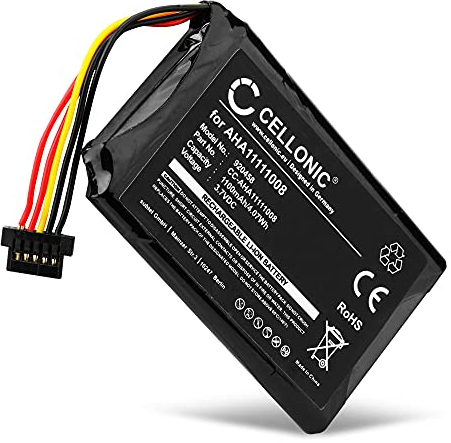 CELLONIC, Battery for Navigation, compatible with TomTom Go Premium X, 5000, 5200, 6000, 4PL60 (3.7V, 1100mAh)