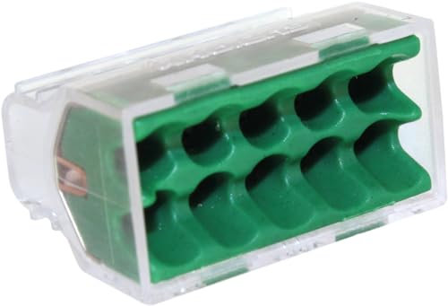 Eur'Ohm - Lot de 1000 - Connexion rapide - 10 entrées - Vert